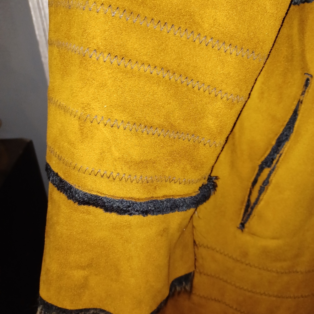 Beautiful Vintage Sherling coat with Real Fur - Picture 3 of 8